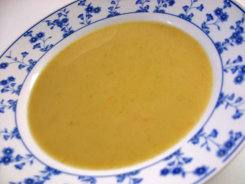 Nyolczöldséges krémleves