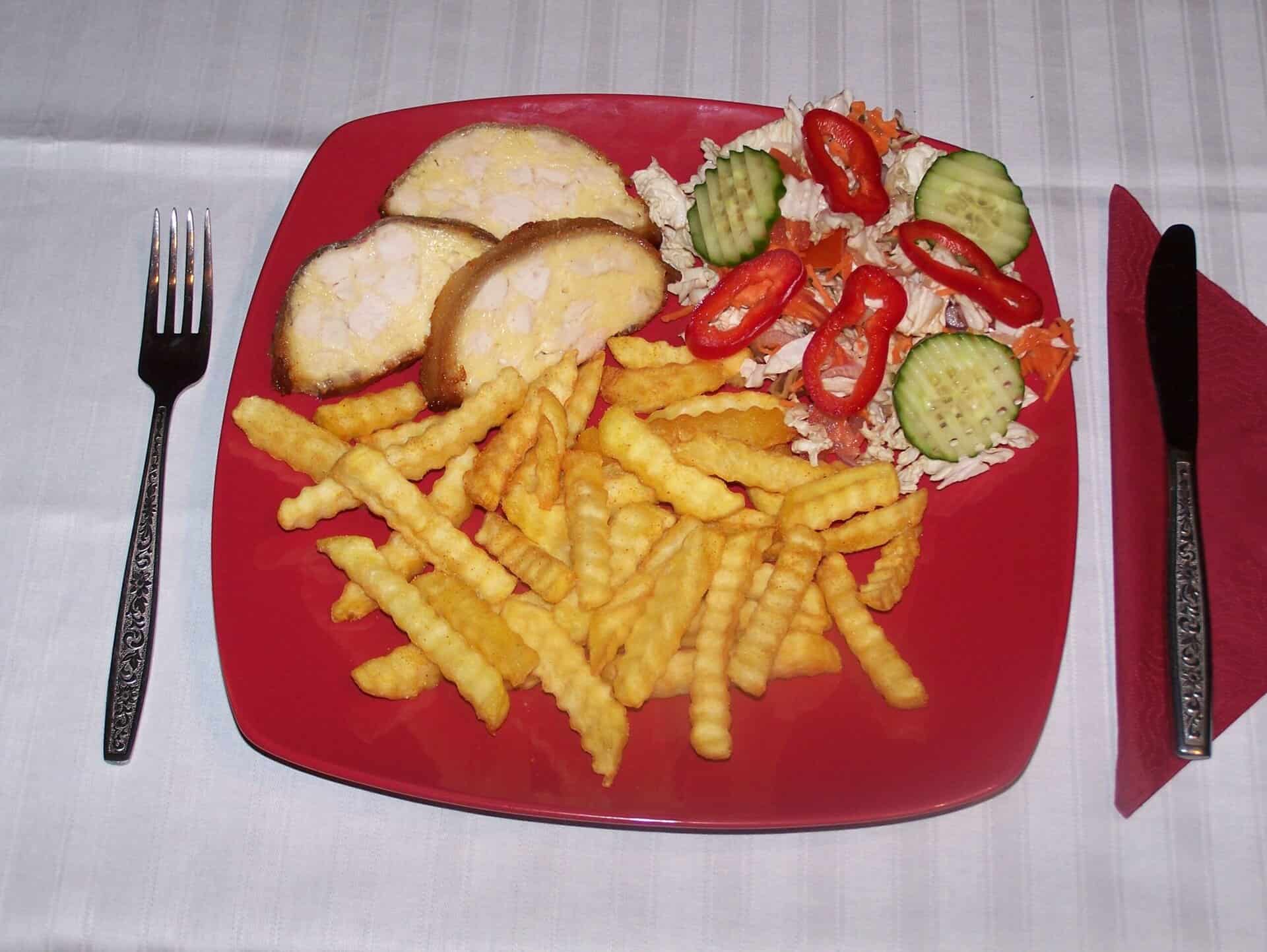 Csirkemell őzgerinc formában