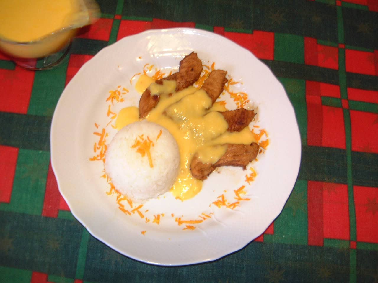 Pulykamell narancsszószban