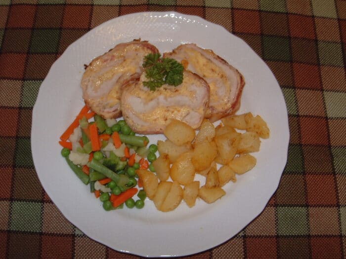 Rakott pulykamell