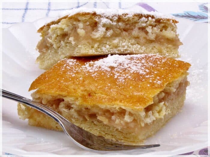 Almás kocka  ( almás pite )