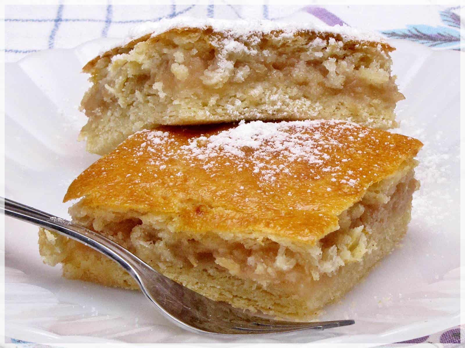 Almás kocka ( almás pite )