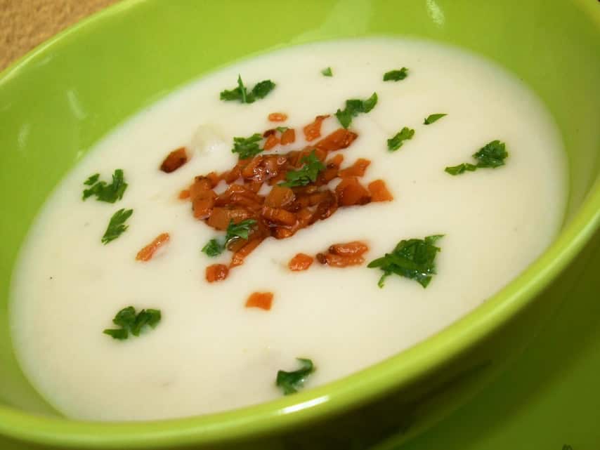 Karalábékrémleves