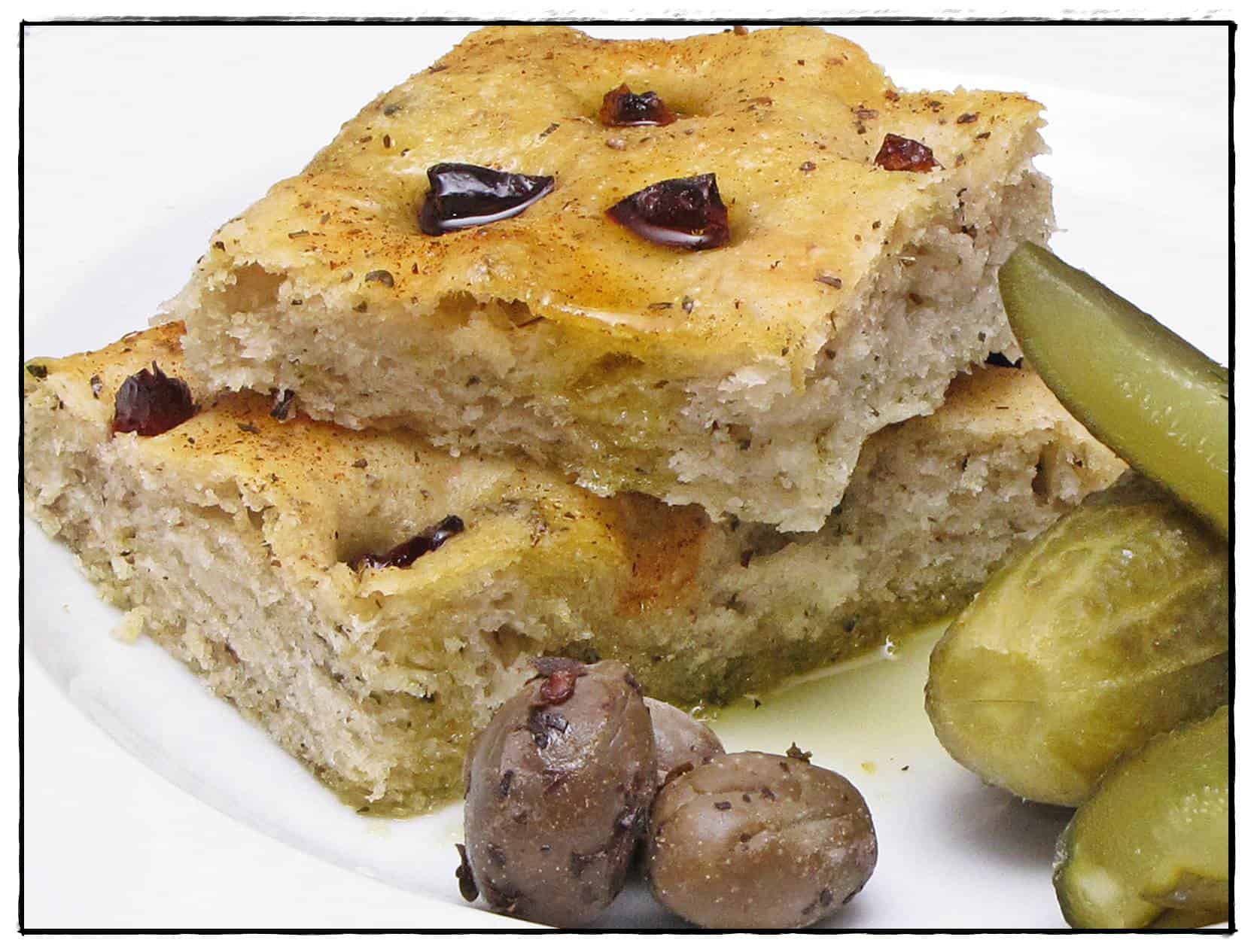 Focaccia napon szárított paradicsommal