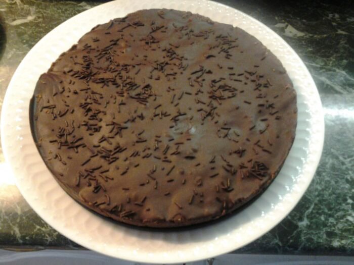 Csokis keksztorta