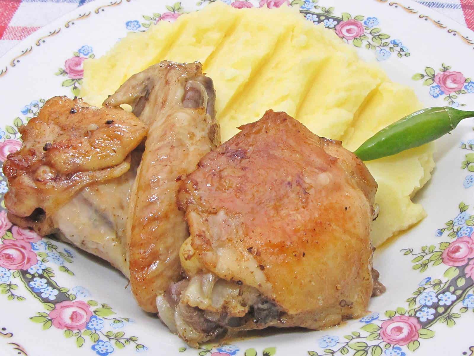 Magyaros, tepsis csirke