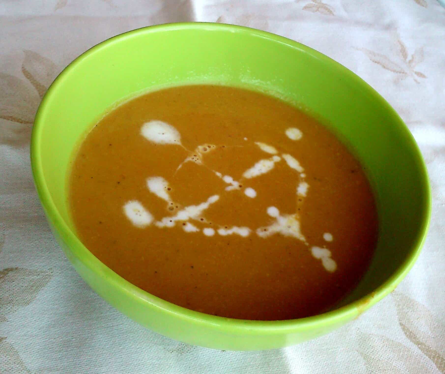 Sütőtökös sárgarépa-krémleves