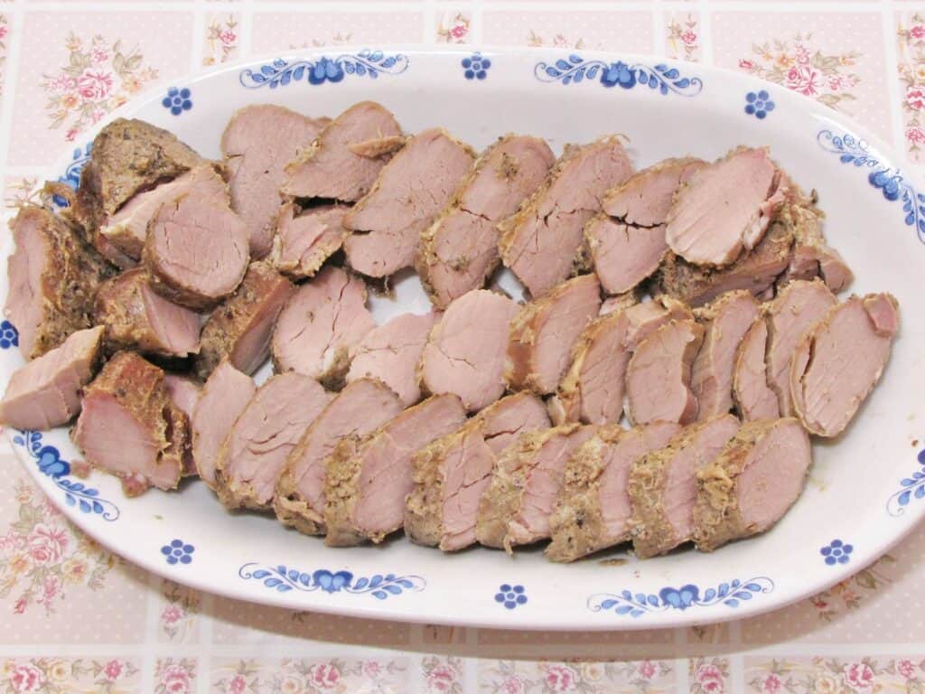 Borsos, mustáros szűzpecsenye