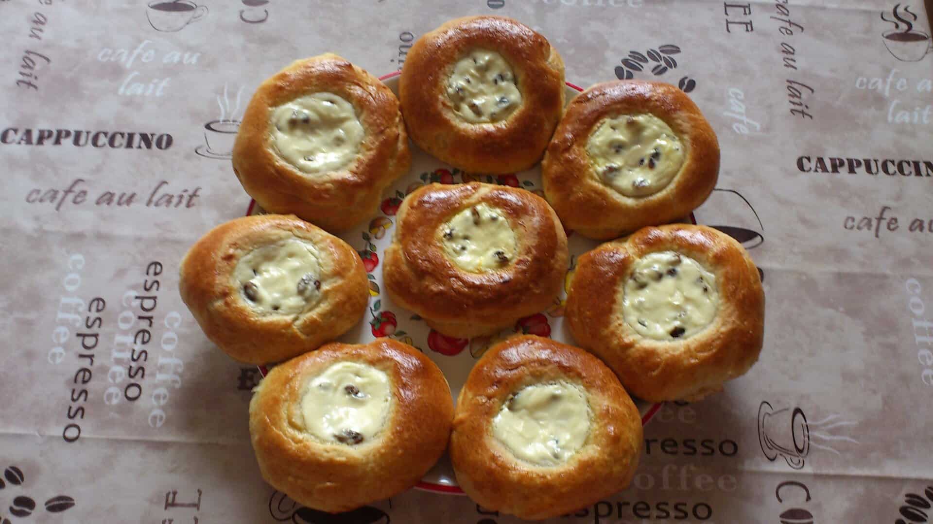 Túróval töltött korongok