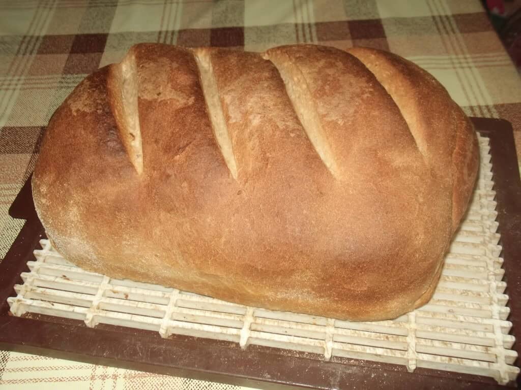 Házikenyér sütőben sütve