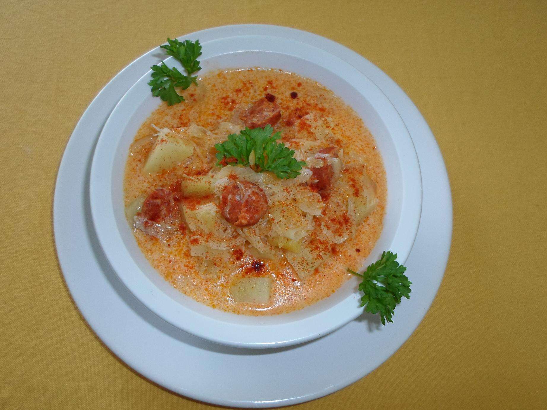 Falusi káposztaleves