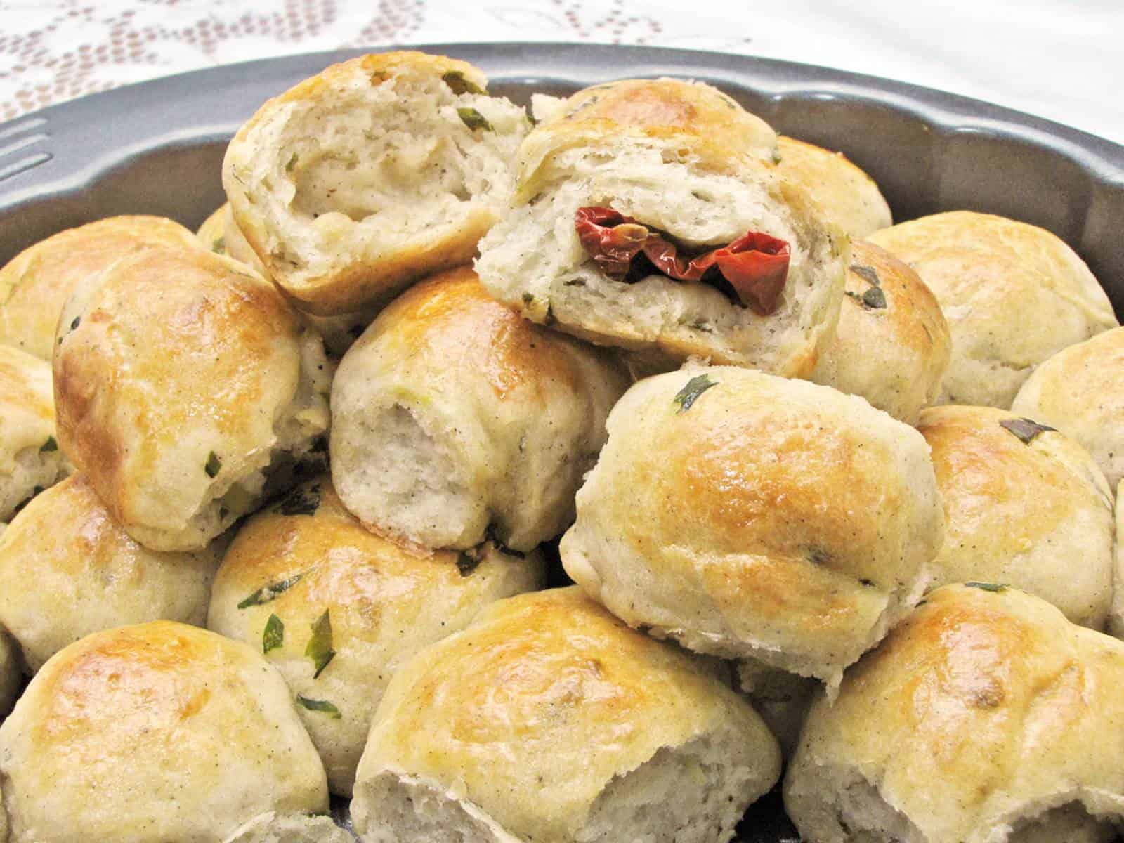 Aszalt paradicsomos tördelős