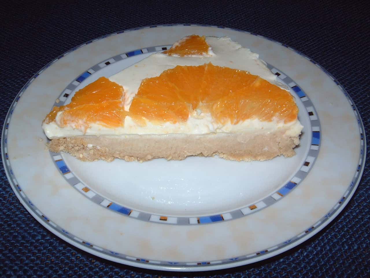 Narancsos sajttorta