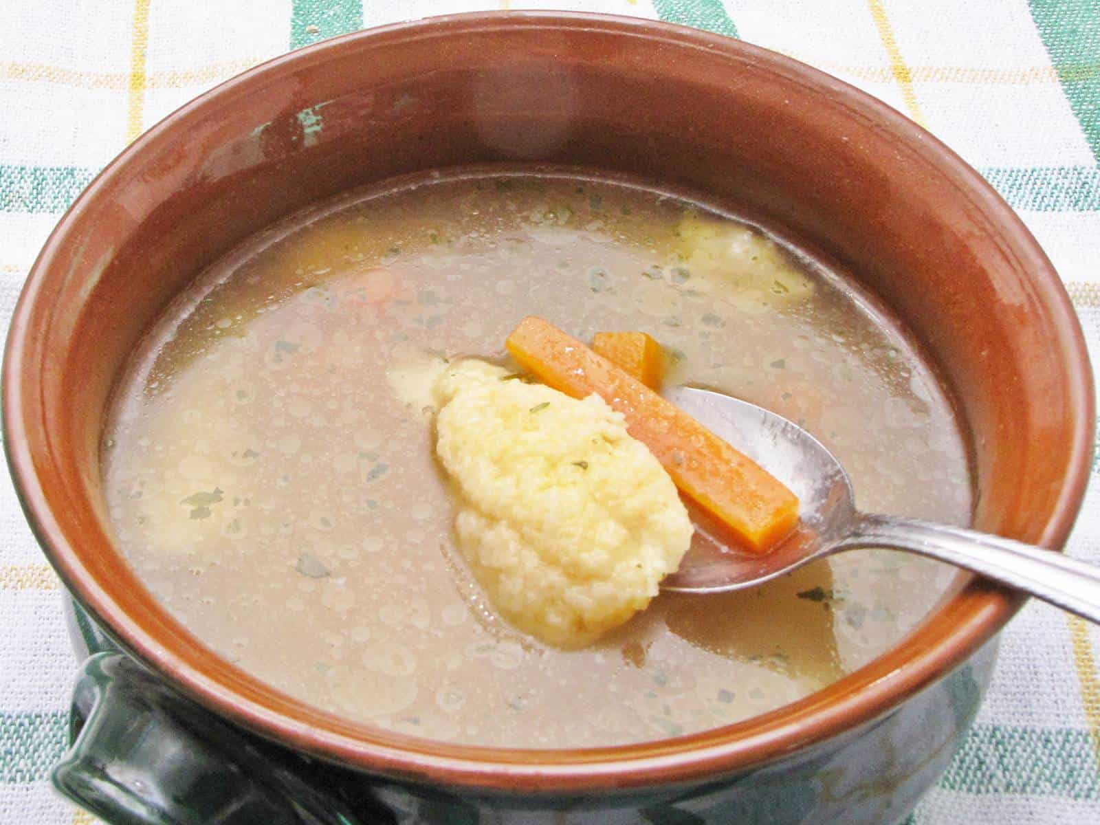 Könnyű grízgaluska