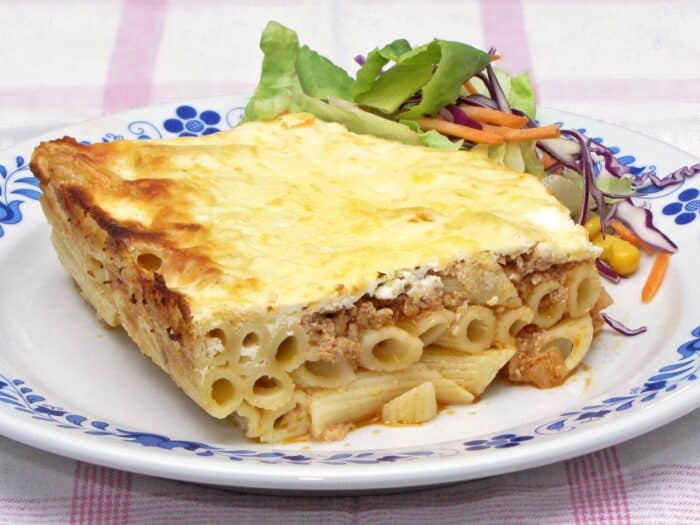 Rakott húsos penne
