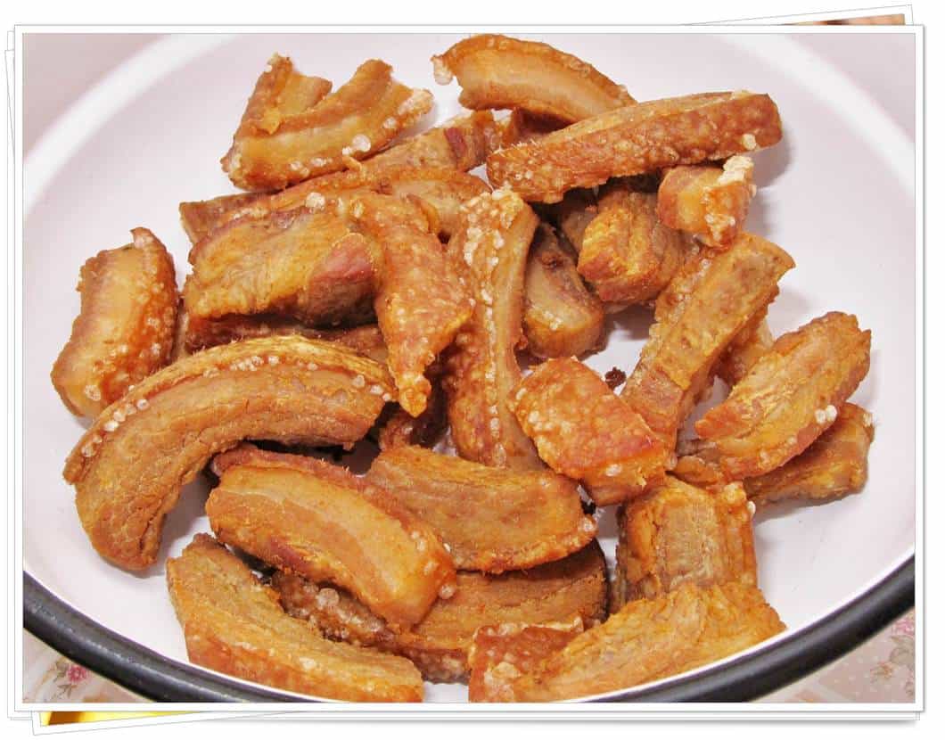 Házi tepertő / zsírszalonna sütése