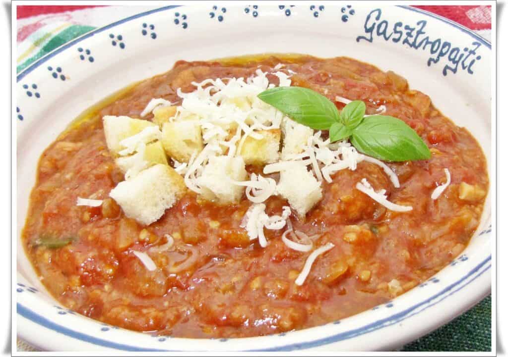 Toszkán paradicsomleves – Pappa al pomodorro