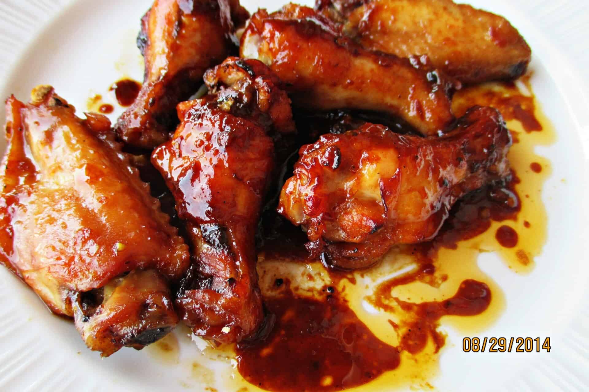 Chilis -mézes csirkeszárnyak