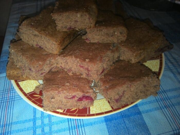 kavart kakaós lekváros süti