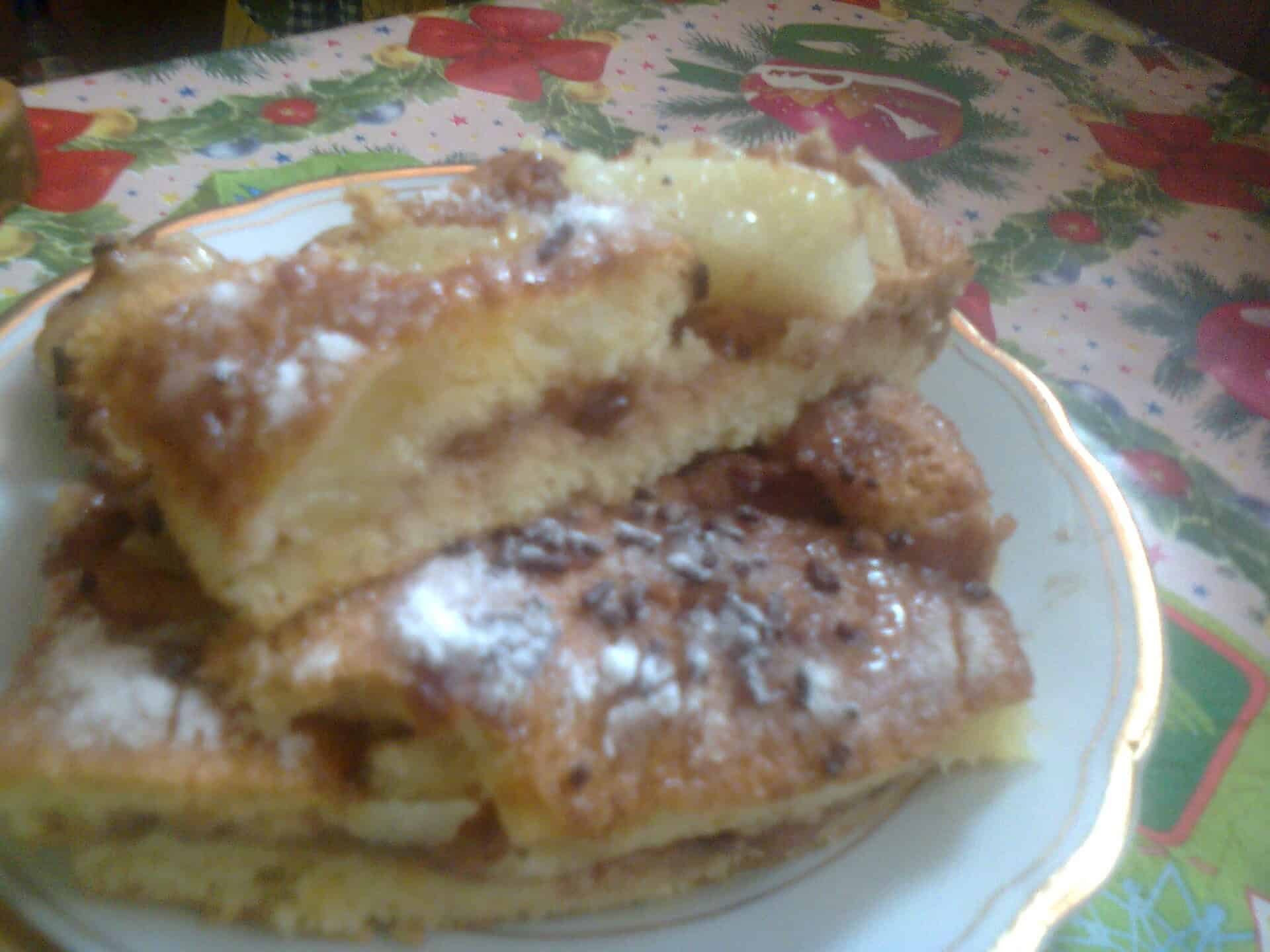 Ananászos,banános süti.