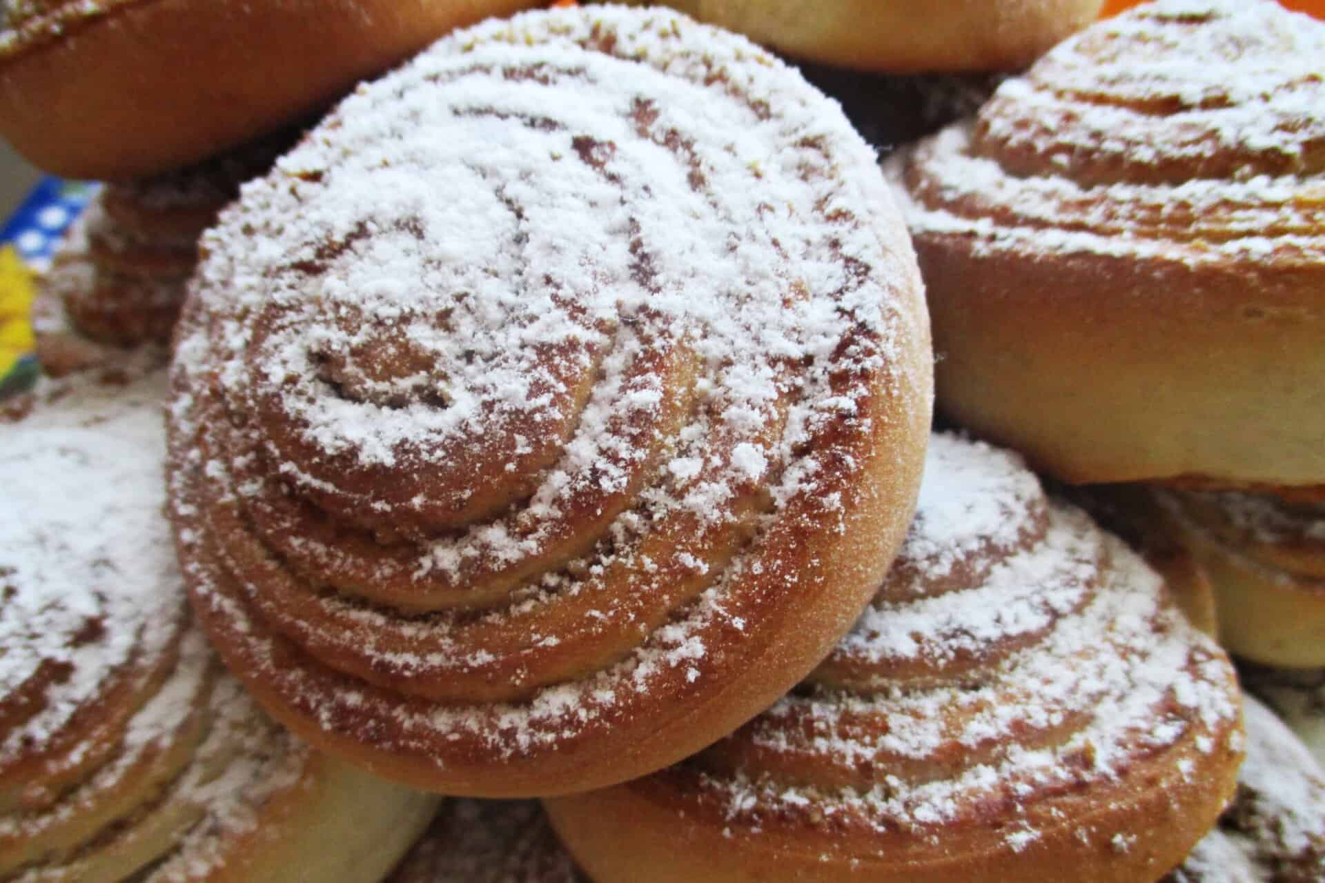 Diós- fahéjas csiga