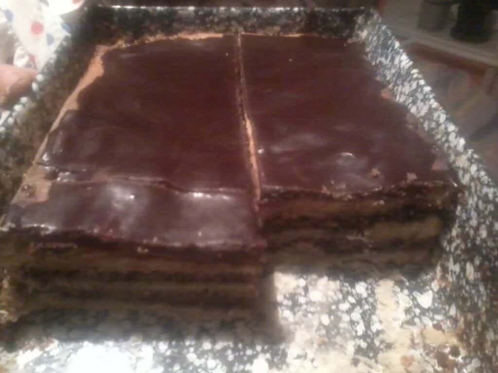 A dédnagyi karácsonyi zserbója