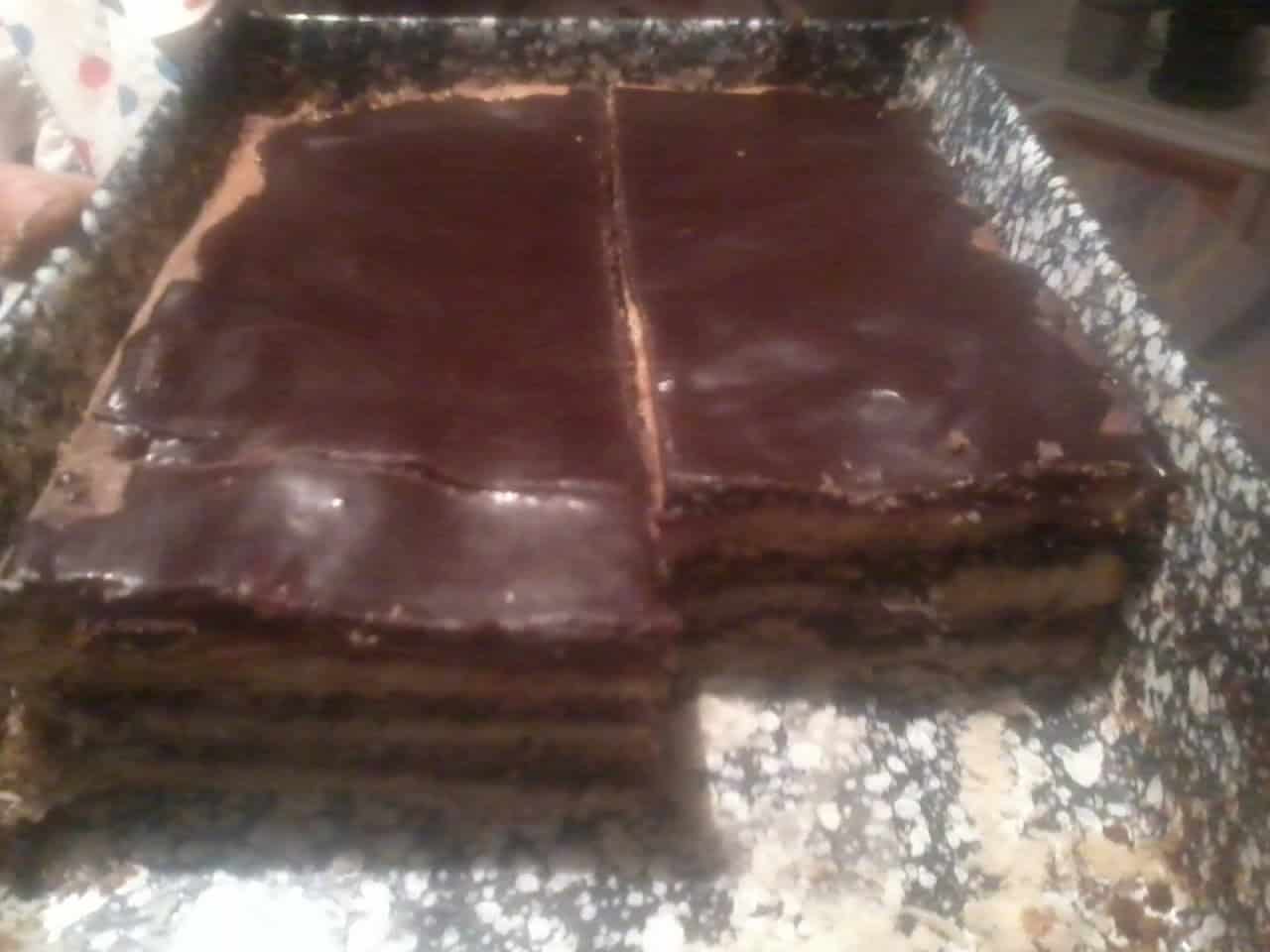 A dédnagyi karácsonyi zserbója