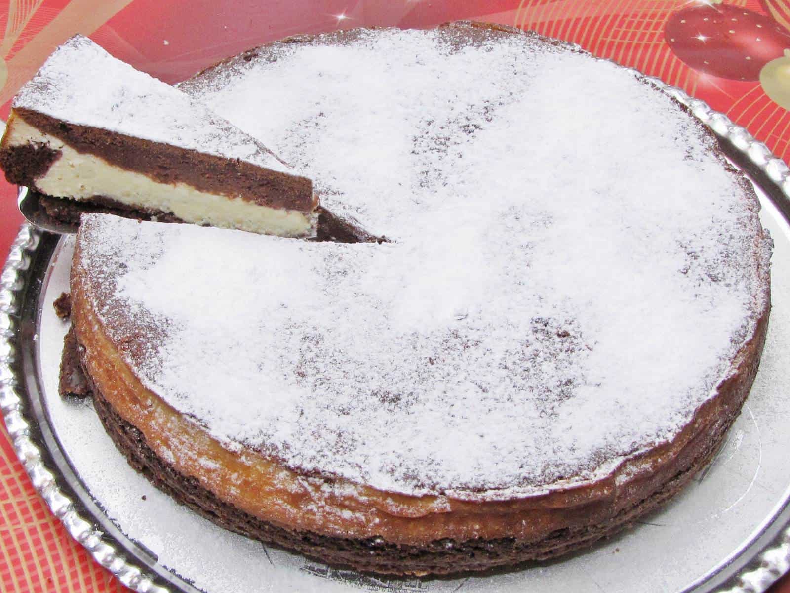 túrókrémes csokitorta.