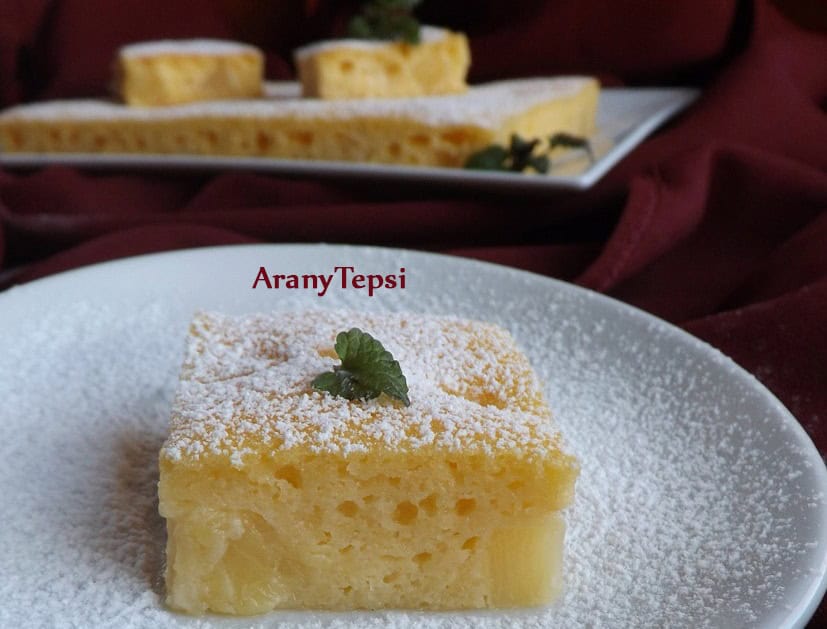 Ananászos-kefires sütemény