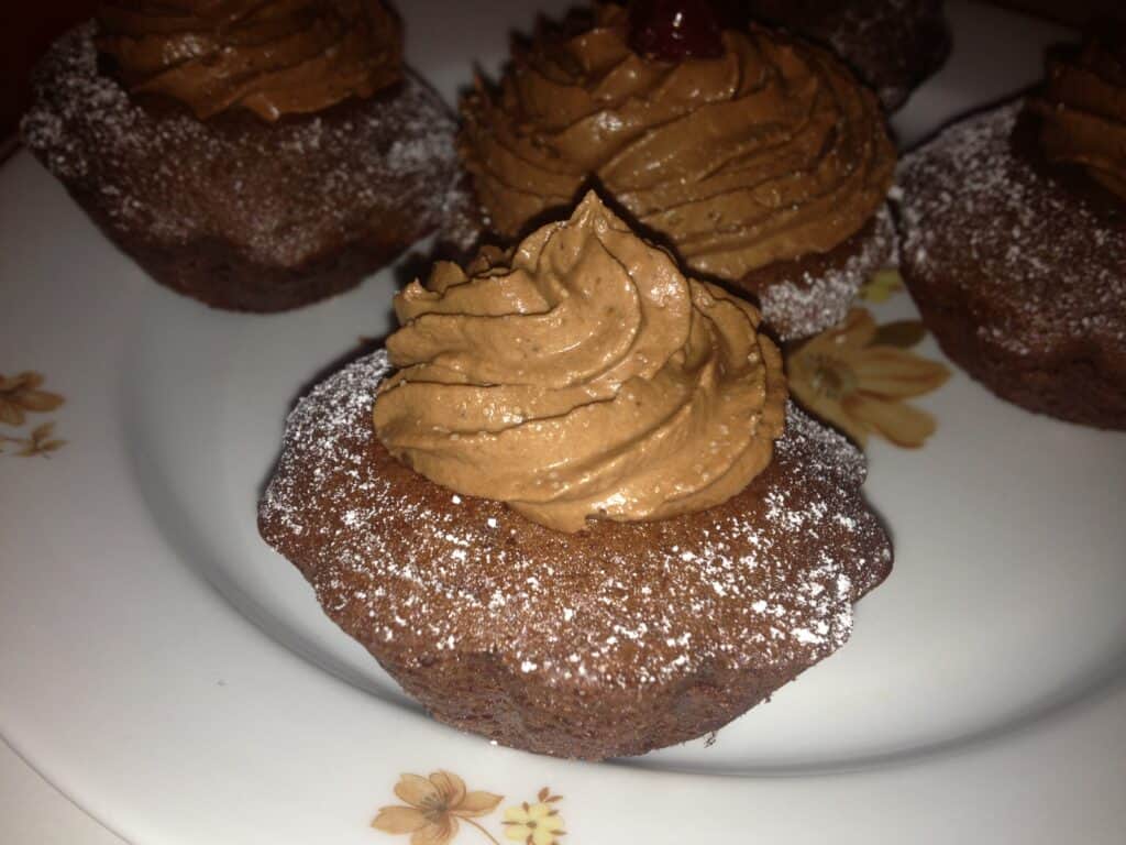 Csupacsokis virágcupcake