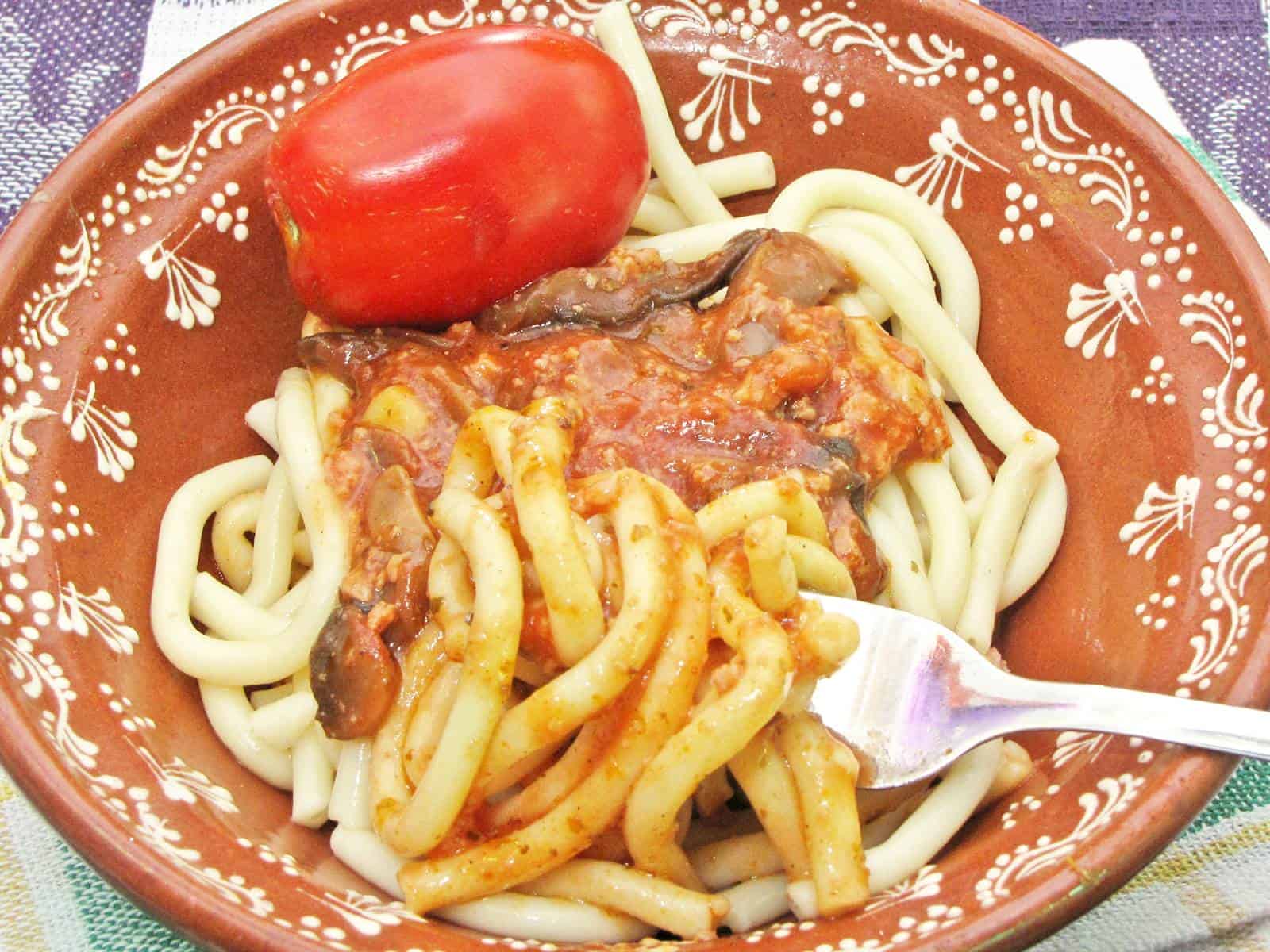 Bolognai spagaróni.