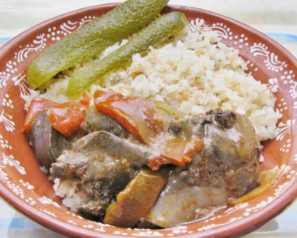 Lecsós pecsenye libamáj