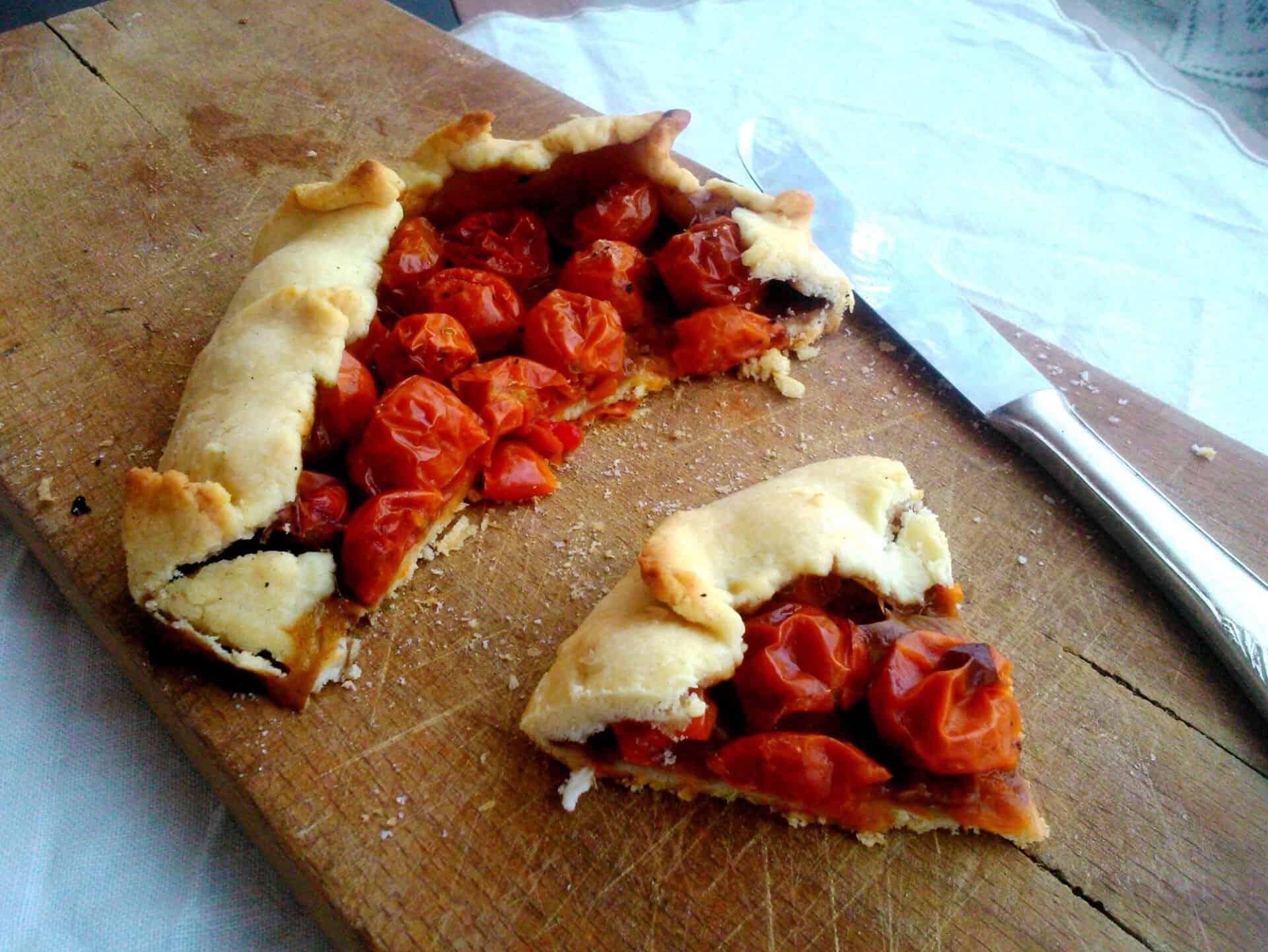 Galett balzsamos paradicsommal