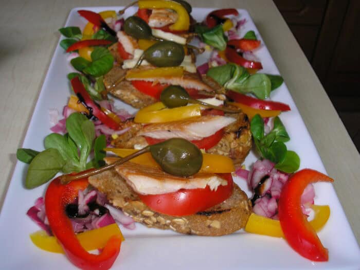 Mediterrán reggeli.