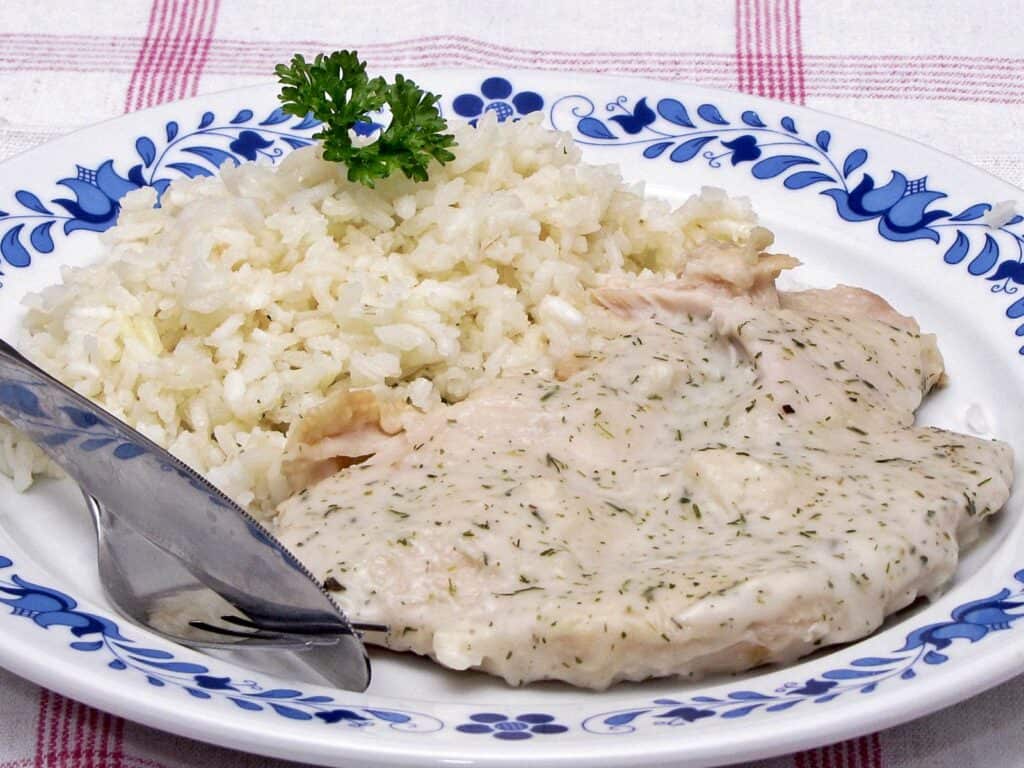 Kapros tejszínes pulykamell