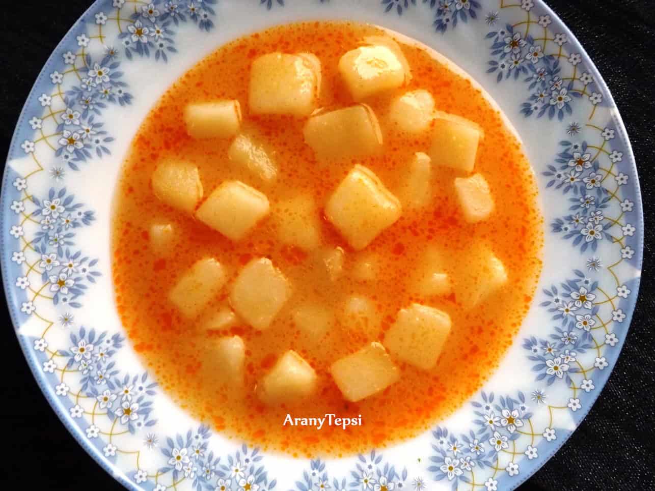 Rántott krumplileves