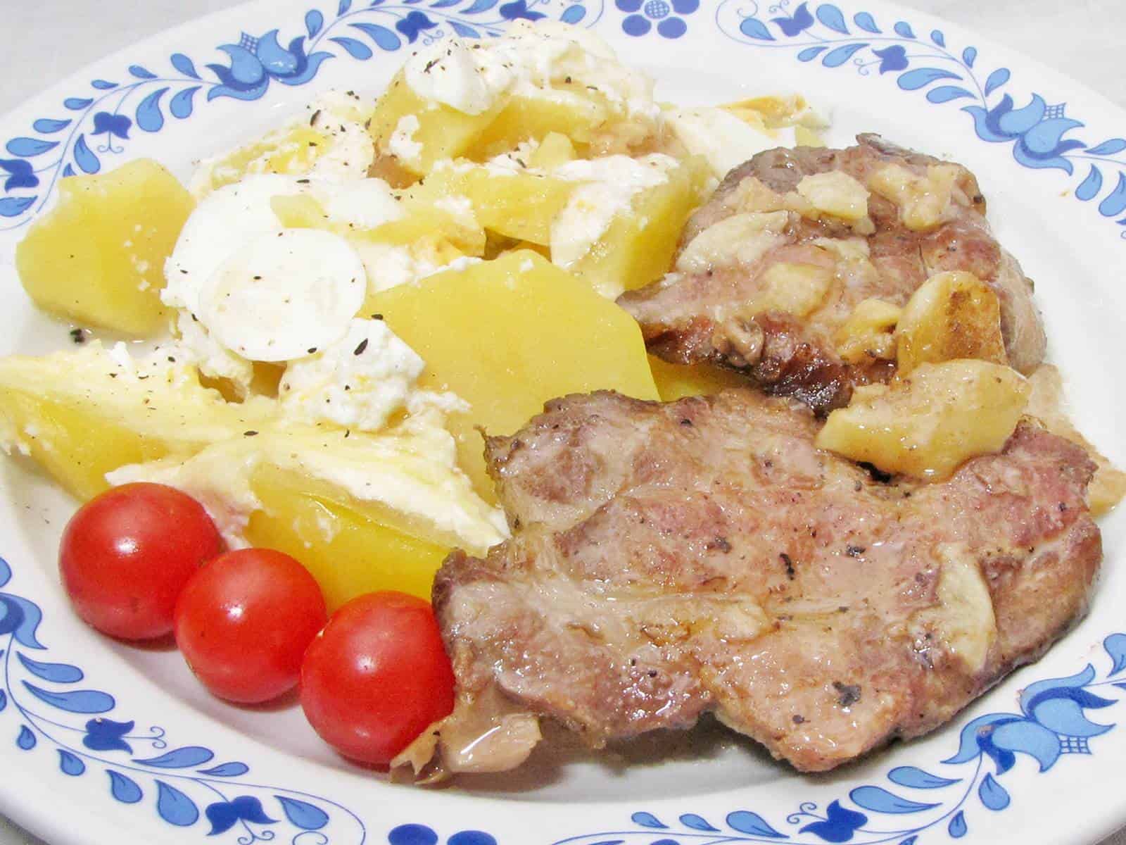 Szaftos fokhagymás tarja