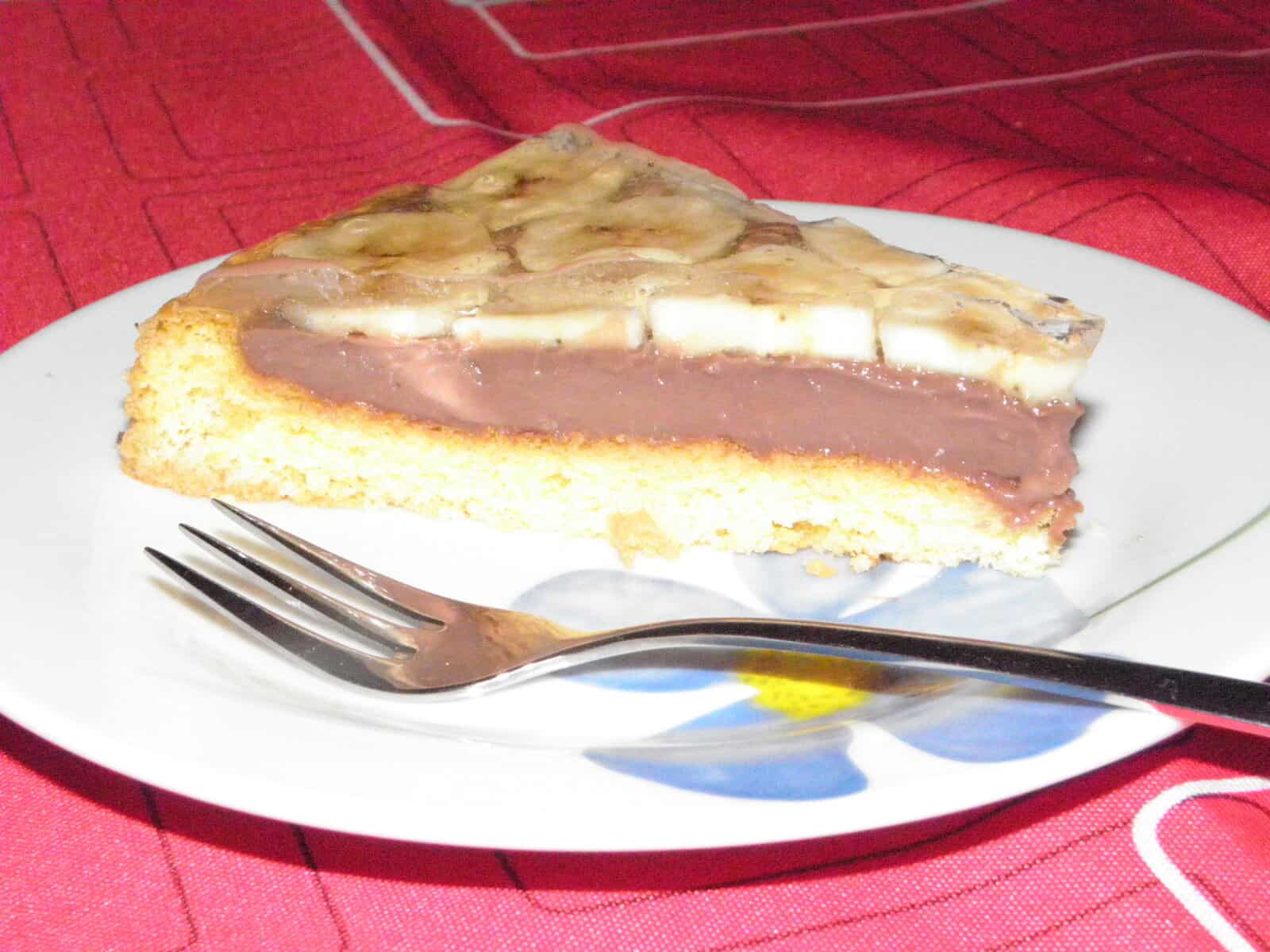 Banántorta csokikrémmel