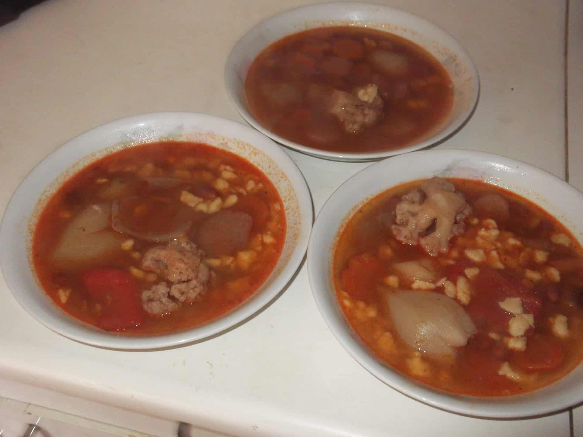 száraz bab leves csipetkével