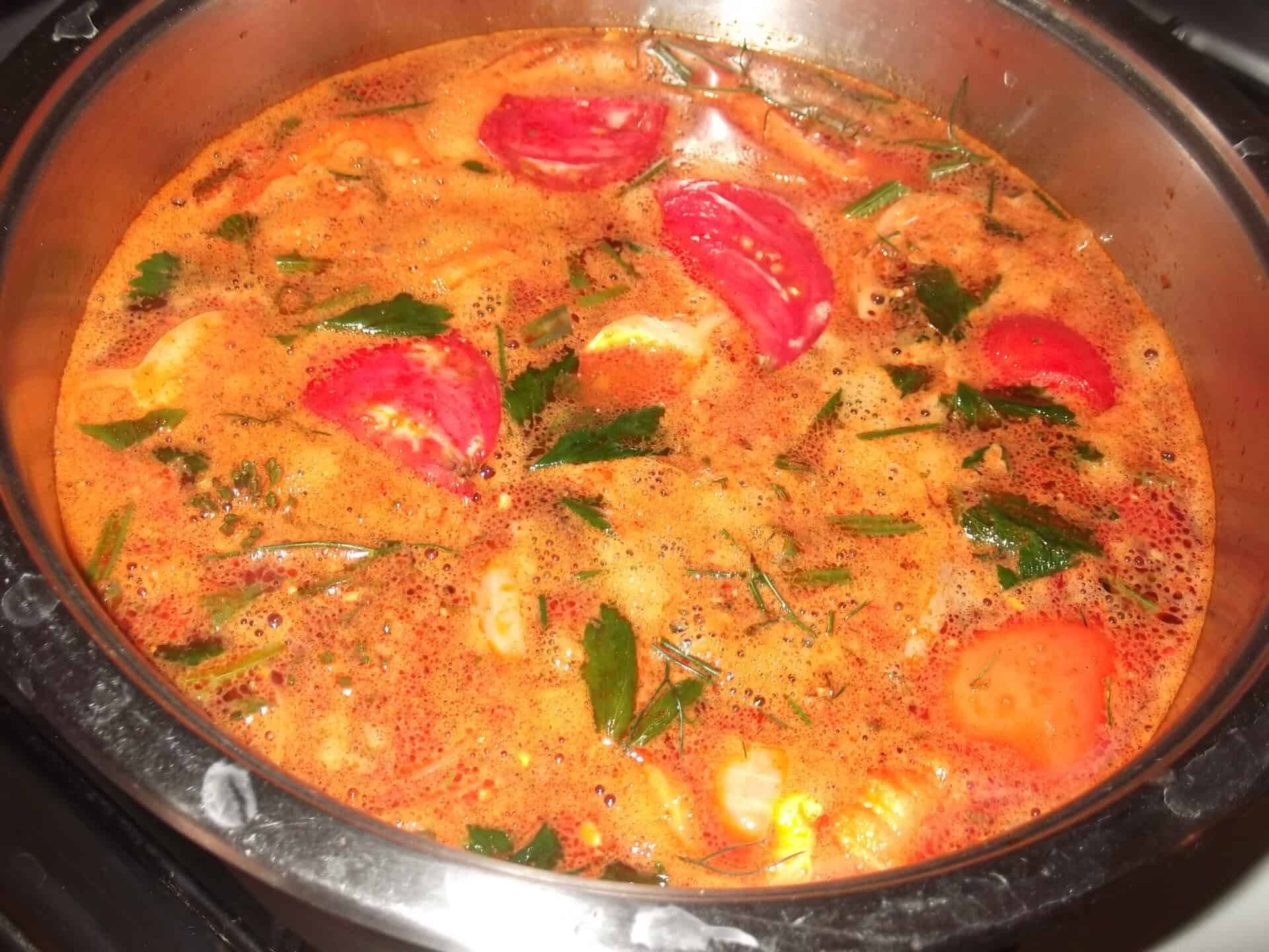 Magyaros tarhonyaleves