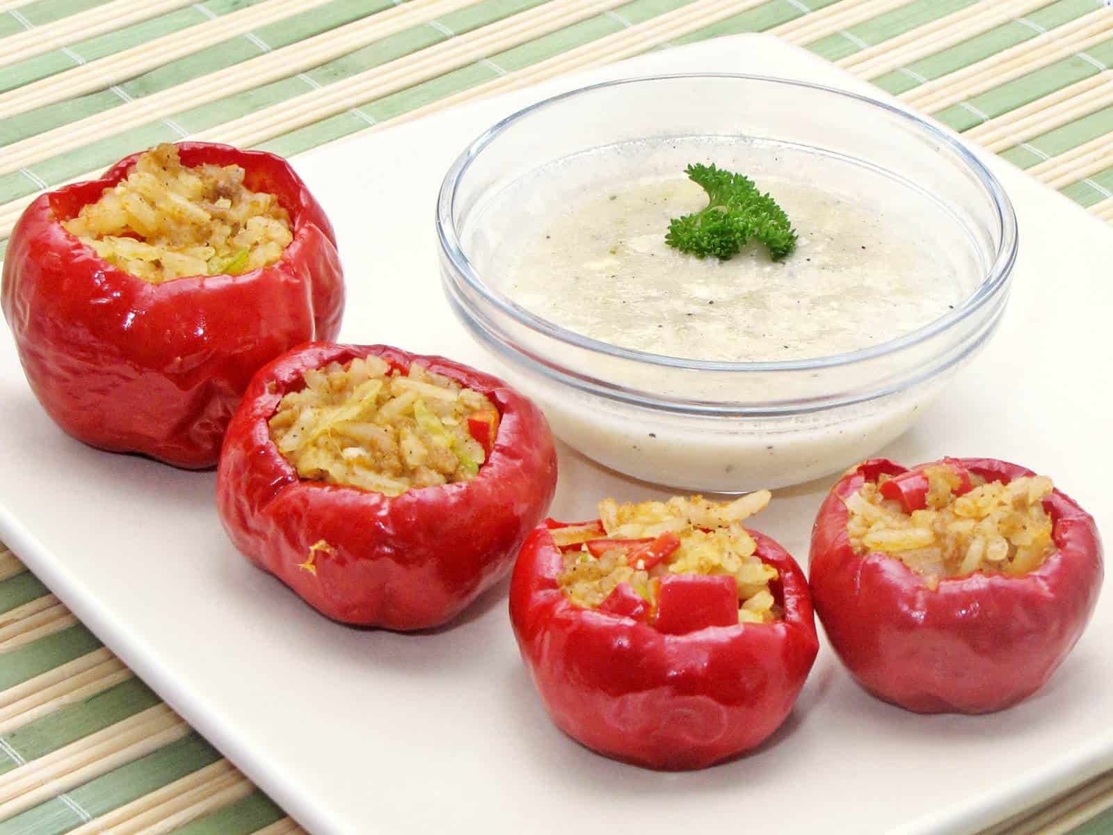 Töltött paradicsompaprika