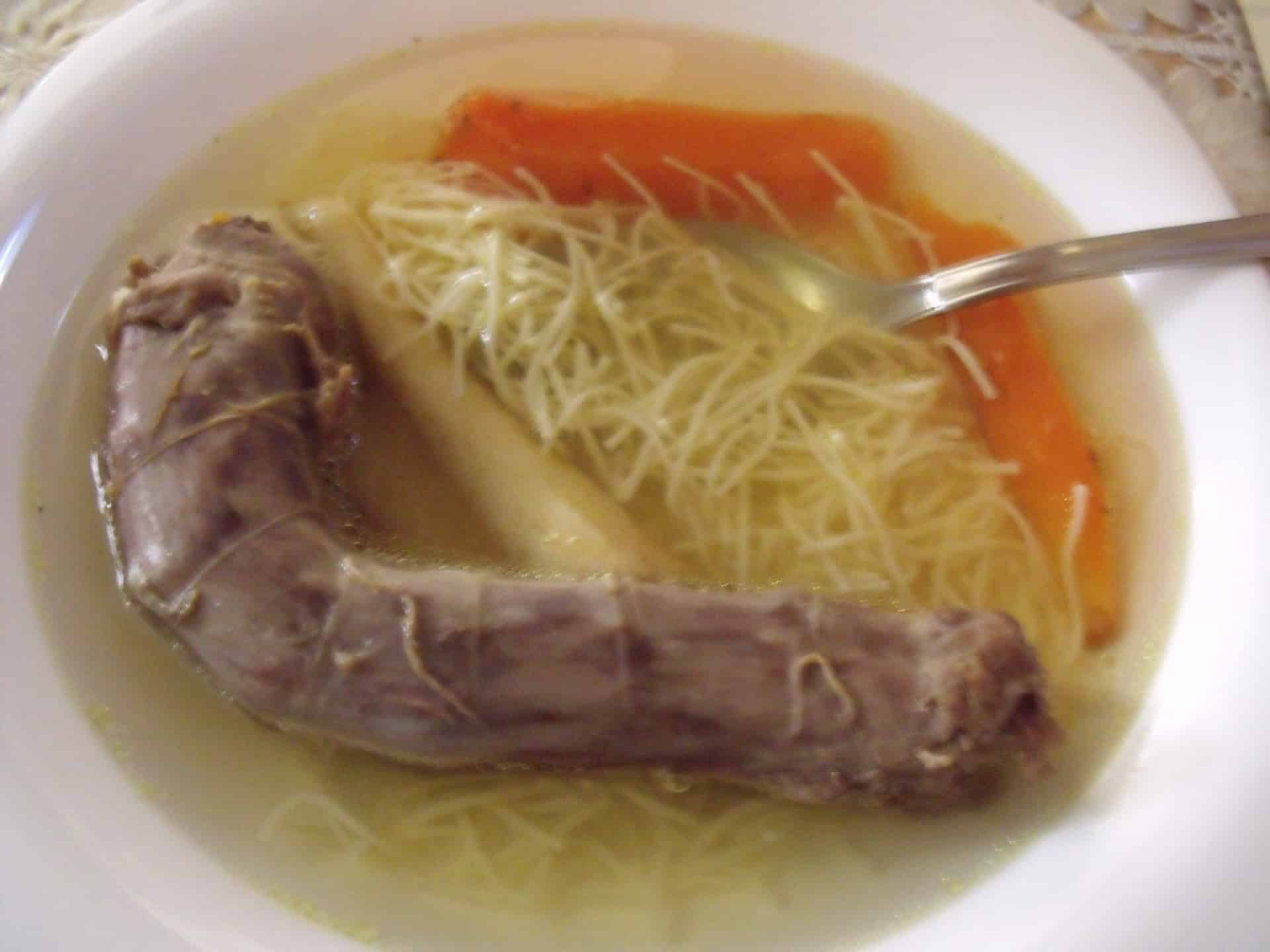 Pulyka aprólék leves másképpen