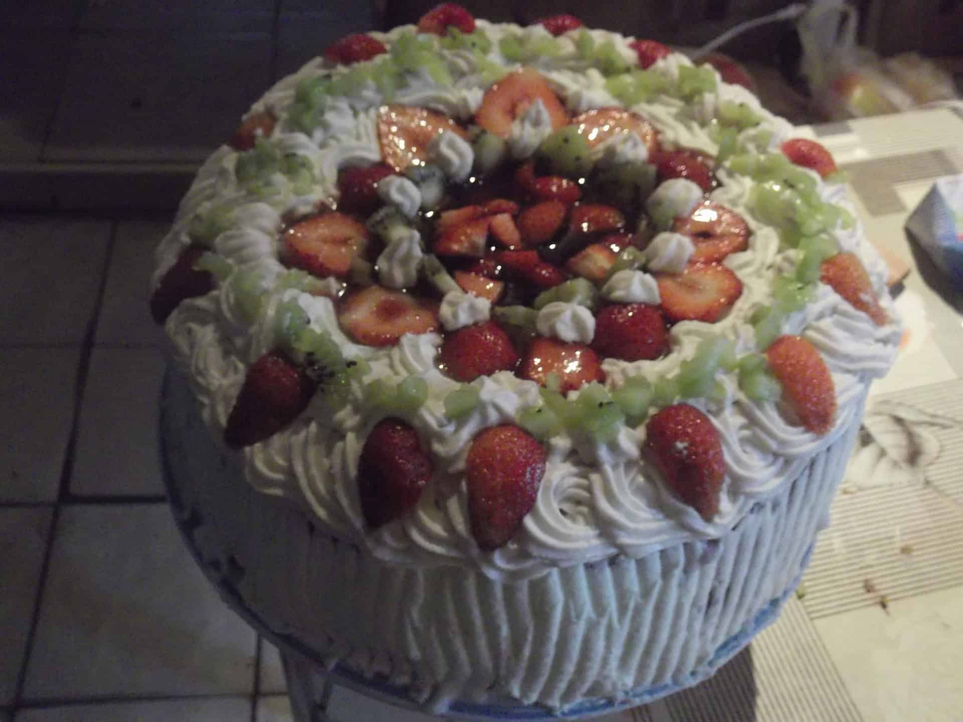 Gyümölcstorta/ saját variáció/