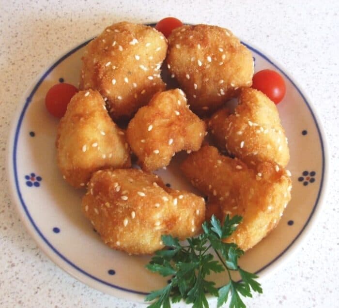 Szezámmagos rántott karfiol