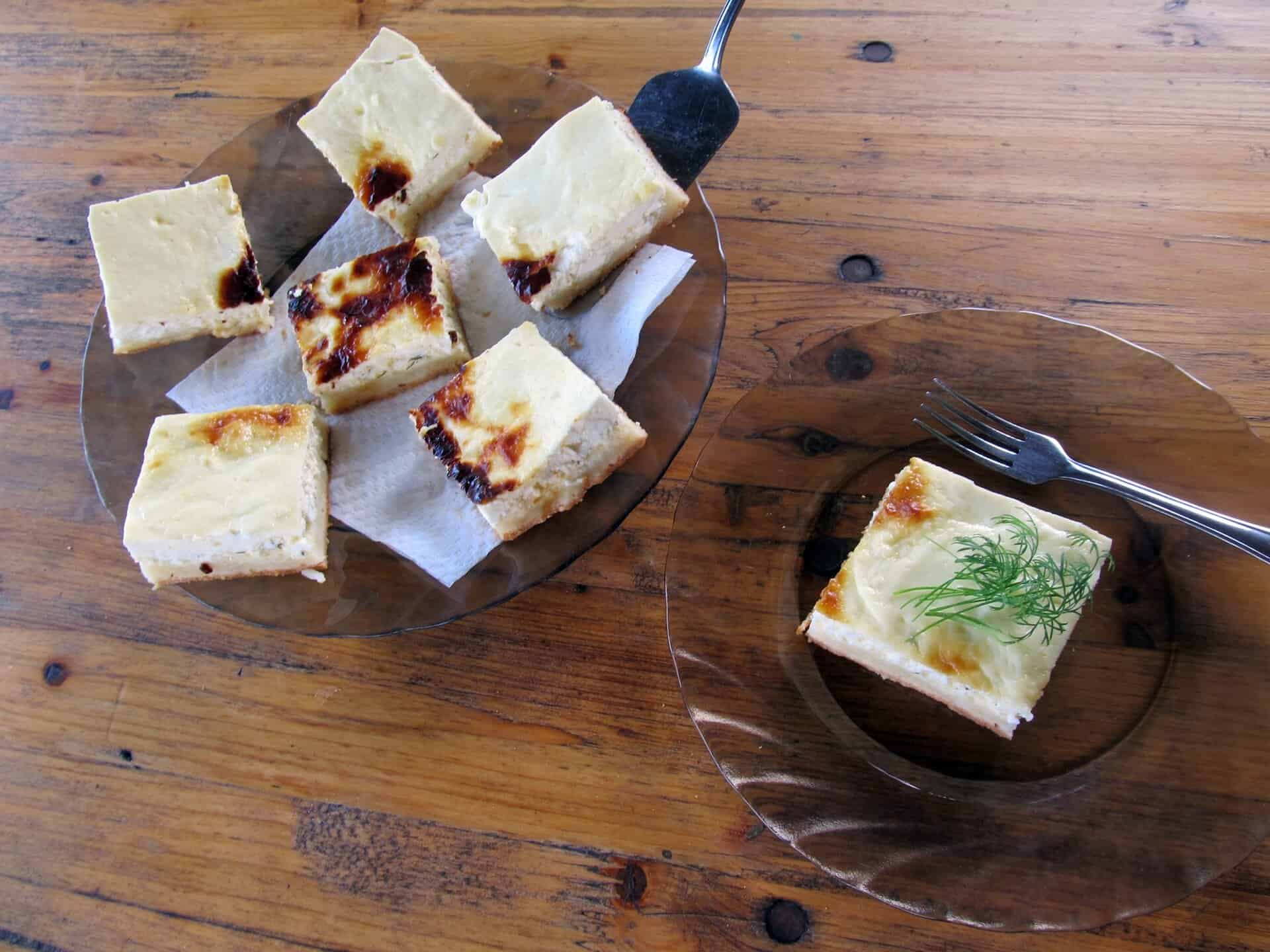 Kapros-túros lepény