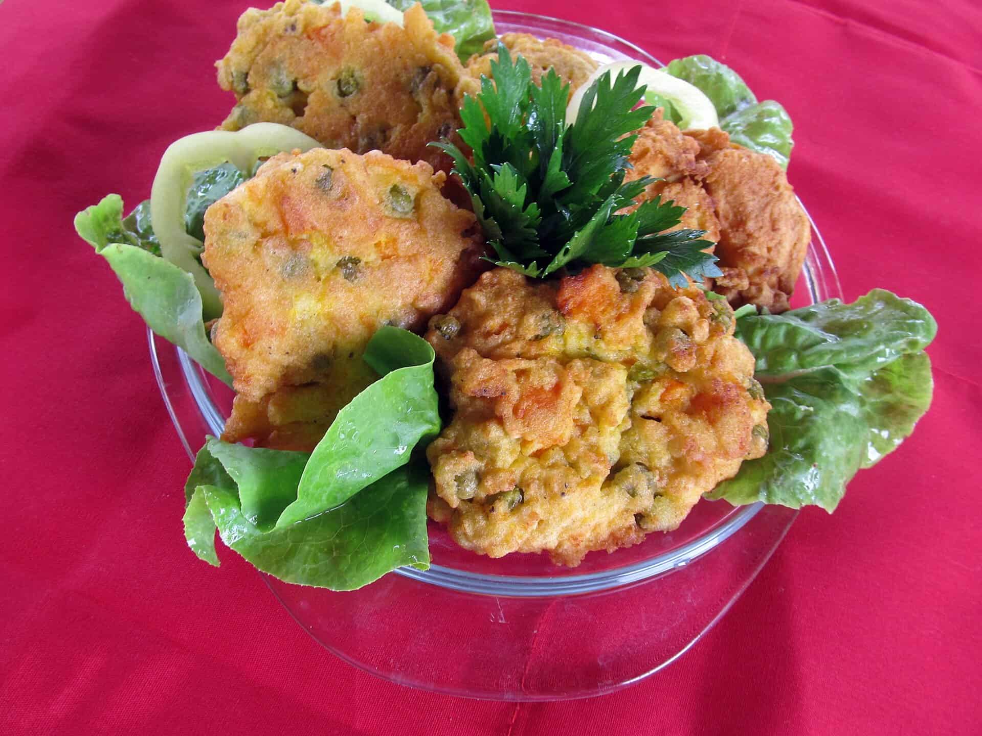 Zöldséges zabpehelyfasírt