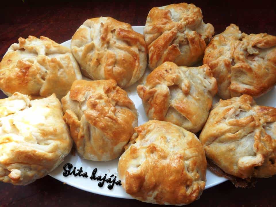 csirkecombbal töltött batyu