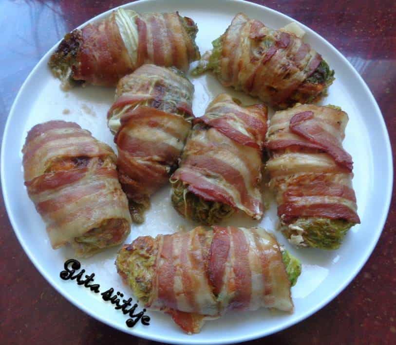 baconba tekert kelkáposzta