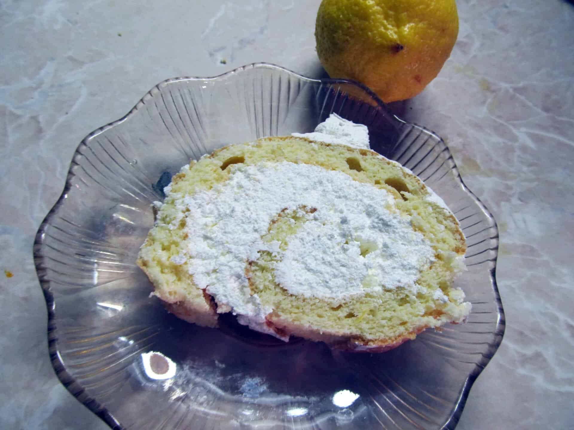 Citromos rolád, gluténmentes