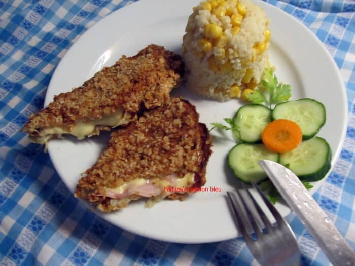 Padlizsán Cordon Bleu – zabpehely kabátban